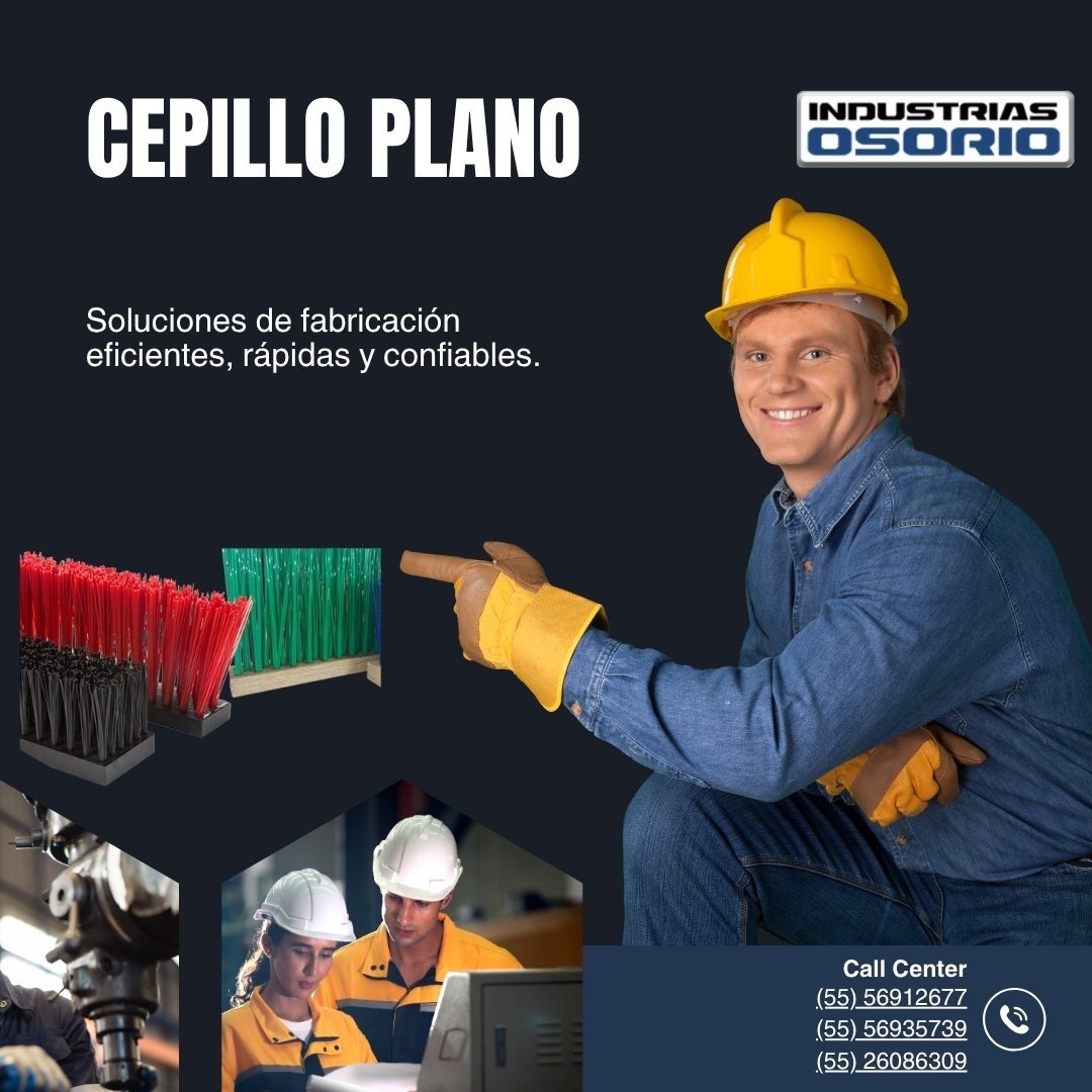 Catálogo Industrias Osorio: Cepillos planos